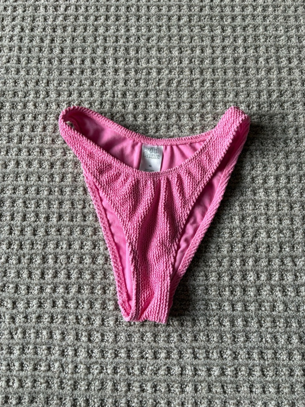 wild fable Pink Textured Bikini Bottom